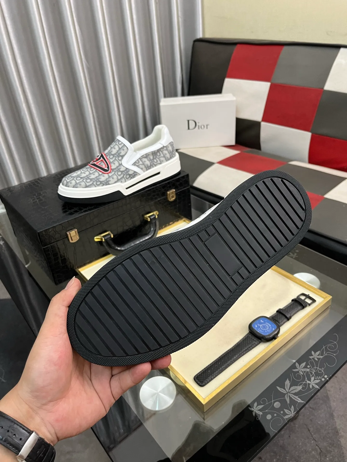 Men's Men's Shoes 💰400⌚️⌚️《Dior DIOR*》The latest and most popular casual shoes, top brand [seduce] luxury~purchase, top~quality. [Strong] The upper is made of imported breathable cowhide material ➕ breathable sheepskin feet (•) with fine workmanship. Original personalized fashionable soft rubber wear-resistant outsole, size: 38-442️⃣colors available